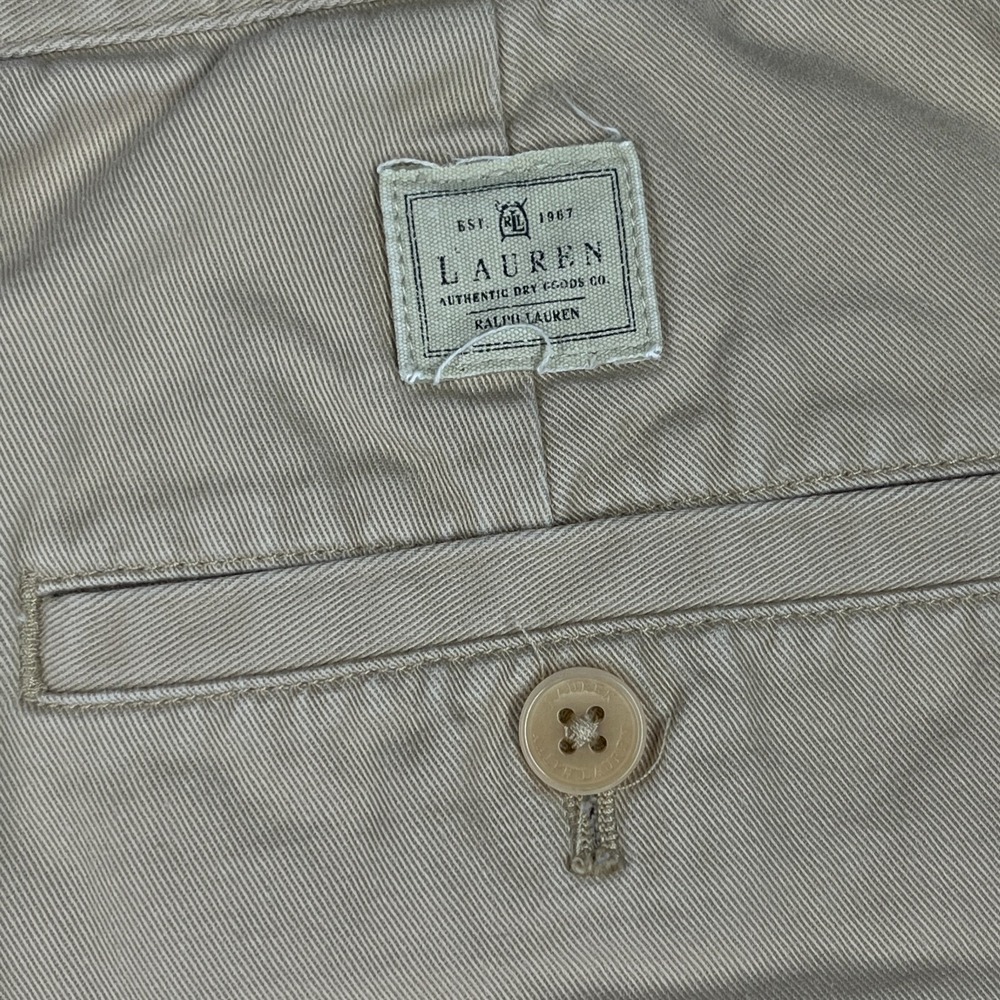 Lauren Ralph Lauren Flat Front Shorts Women 14 Classic Casual Minimal Clean Fit - Picture 4 of 9